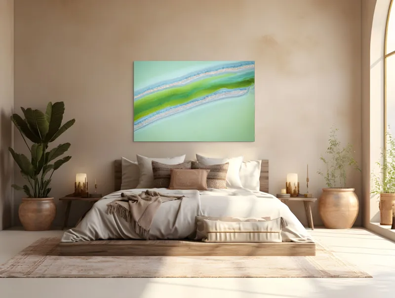 Tablou Canvas, "Culorile misterioase ale naturii vibrante", 150 x 100 cm – poza 4