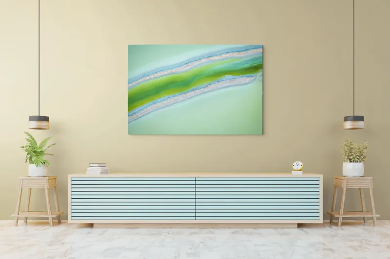 Tablou Canvas, "Culorile misterioase ale naturii vibrante", 150 x 100 cm – poza 6