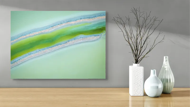 Tablou Canvas, "Culorile misterioase ale naturii vibrante", 70 x 50 cm – poza 3