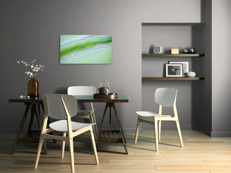 Tablou Canvas, "Culorile misterioase ale naturii vibrante", 90 x 50 cm – poza 3