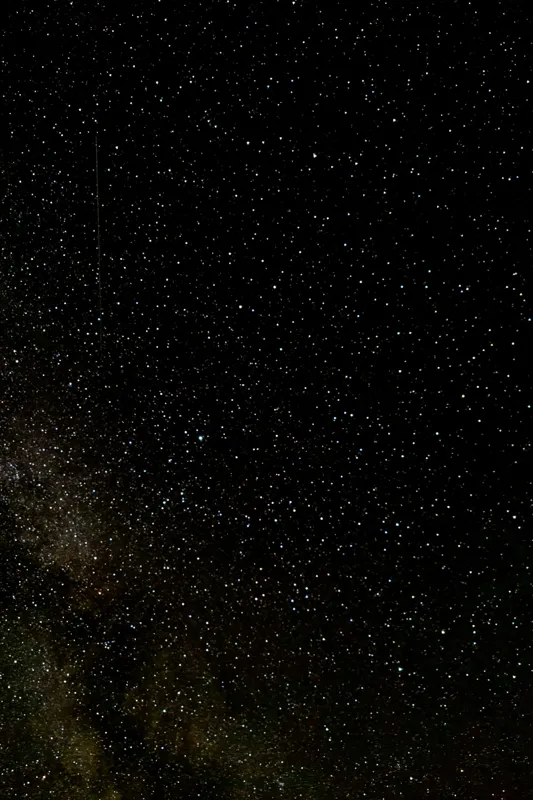Tablou Canvas, "Stelele nopții în universul infinit", Stele, Univers, Lumină, Întuneric, Infinit, Cosmos, Mister, Eternitate, Galaxii, 100 x 150 cm – poza 2