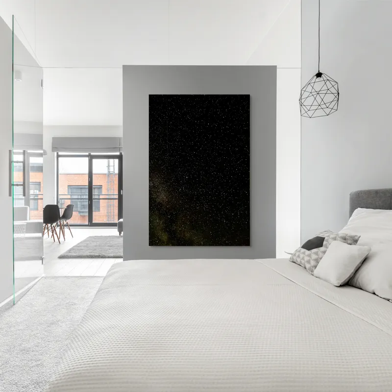 Tablou Canvas, "Stelele nopții în universul infinit", Stele, Univers, Lumină, Întuneric, Infinit, Cosmos, Mister, Eternitate, Galaxii, 100 x 150 cm – poza 5