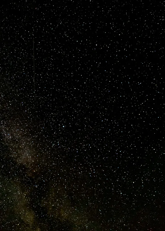Tablou Canvas, "Stelele nopții în universul infinit", Stele, Univers, Lumină, Întuneric, Infinit, Cosmos, Mister, Eternitate, Galaxii, 50 x 70 cm – poza 2
