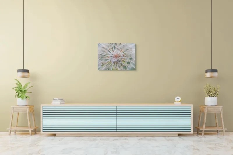 Tablou Canvas, "Cercul delicat al naturii efemere", Floare, Gingașă, Eterică, Fragilă, Delicată, Aerisită, Efemeră, Natură, Minunată, Plutitoare, 70 x 50 cm – poza 7