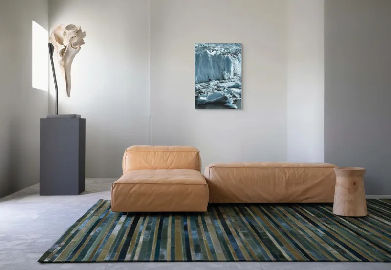 Tablou Canvas, "Gheața tăcută a nordului înghețat", Gheață, Măreție, Albastru, Răceală, Natură, Tablou, Impresionant, Arhetip, Forță, Silentios, 50 x 70 cm – poza 7