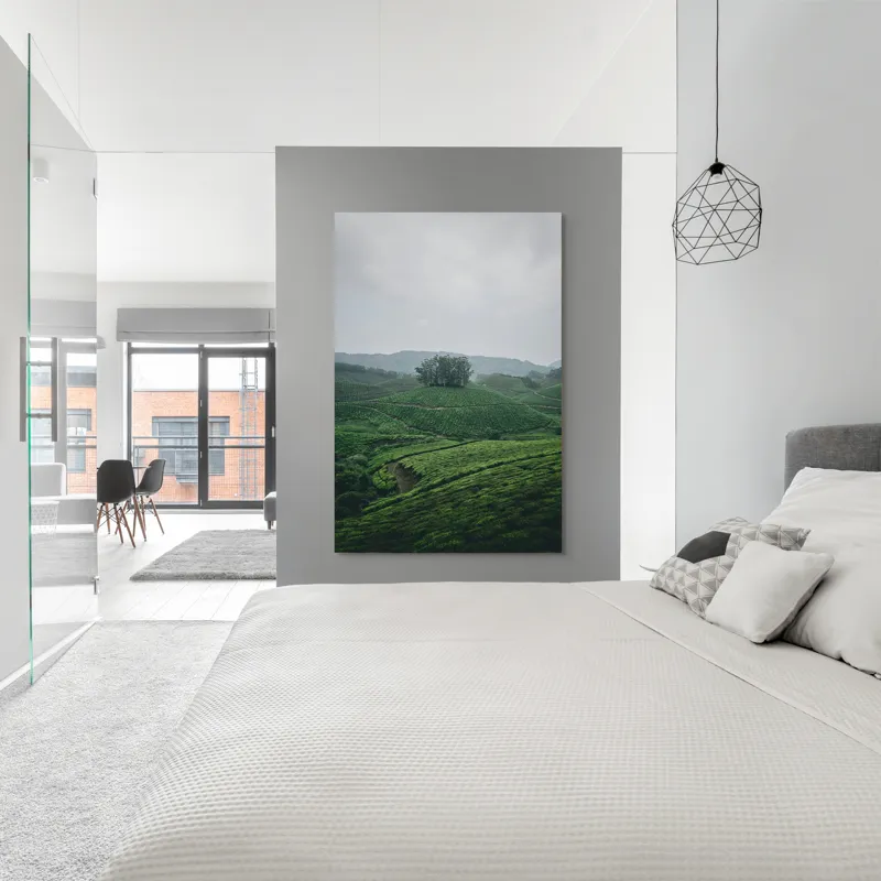 Tablou Canvas Peisaj Natură Pădure Plantatie Calm, 100 x 150 cm – poza 5
