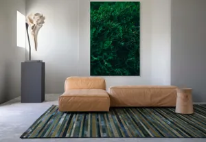 Tablou Canvas, "Verdele naturii în prim-plan misterios", 100 x 150 cm – poza 7
