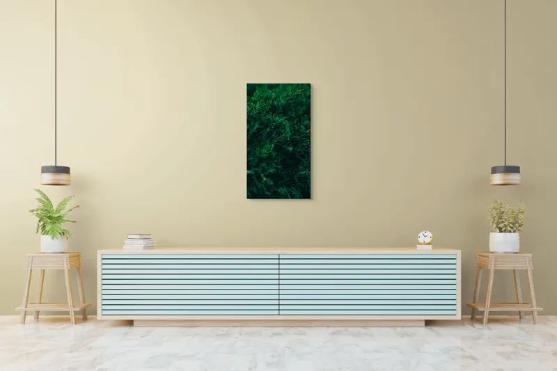 Tablou Canvas, "Verdele naturii în prim-plan misterios", 50 x 90 cm – poza 6