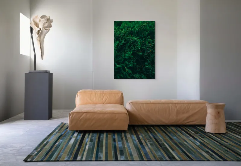 Tablou Canvas, "Verdele naturii în prim-plan misterios", 70 x 100 cm – poza 7