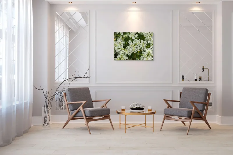 Tablou Canvas, "Flori de lapte în grădină luxuriantă", 100 x 70 cm – poza 5