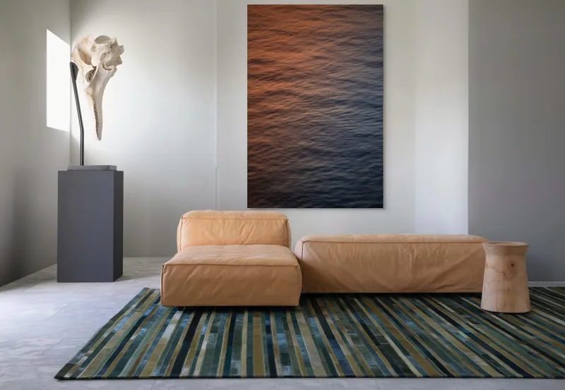 Tablou Canvas, "Apus oglindit pe valuri liniștite", Apus, Calm, Oglindire, Valuri, Cercul, Reflecție, Armonie, Liniște, Apă, Serenitate, 100 x 150 cm – poza 7