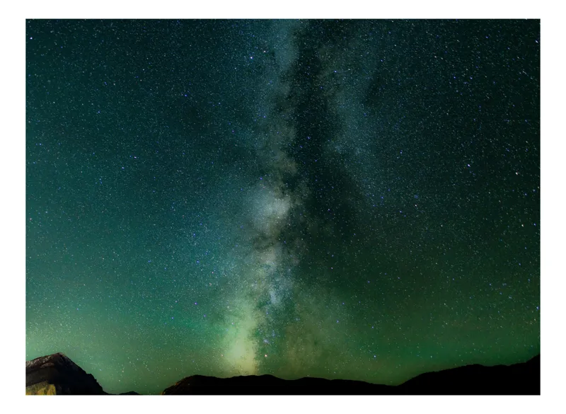 Tablou Canvas, "Drumul Laptelui pe Cerul Înstelat", Infinit, Lumină, Stele, Univers, Mister, Vise, Etern, Galaxie, Splendoare, Cosmos, 90 x 50 cm