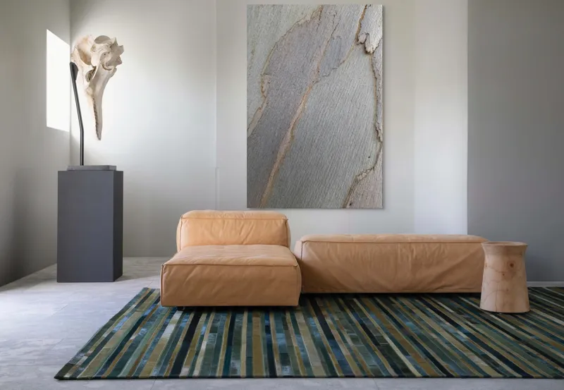 Tablou Canvas, "Bucăți de scoarță pe copac alb", Piele, Textură, Natural, Model, Organic, Suprafață, Arbor., 100 x 150 cm – poza 7