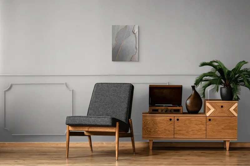 Tablou Canvas, "Bucăți de scoarță pe copac alb", Piele, Textură, Natural, Model, Organic, Suprafață, Arbor., 39 x 54 cm – poza 8