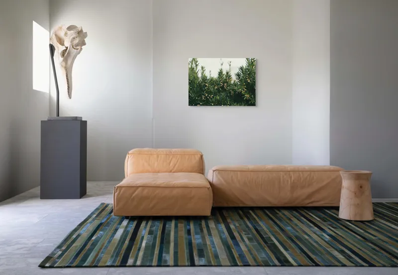 Tablou Canvas, "Mugurii misteriosi ai naturii veșnic verzi", Verde, Crenguțe, Muguri, Natural, Vegetație, Densitate, Aproape, 70 x 50 cm – poza 8