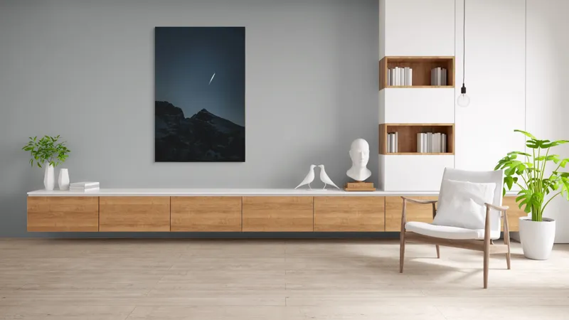 Tablou Canvas, "Stea căzătoare deasupra munților întunecați", Munți, Siluetă, Cer, Noapte, Lumină, Stea, Mister, Tainic, 100 x 150 cm – poza 8