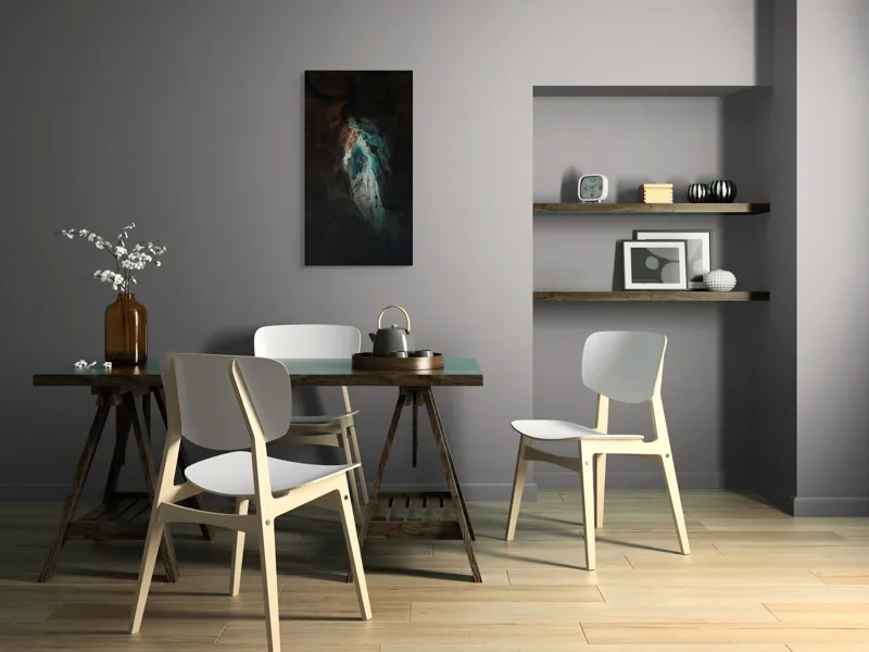 Tablou Canvas, "Lumina magică a peșterii misterioase", Scris, Stancă, Lumini, Natură, Texturi, Umbre, Contrast, Adâncime, Mister., 50 x 90 cm – poza 4