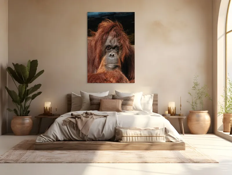 Tablou Canvas, "Portretul unui gânditor blajin", 100 x 150 cm – poza 3