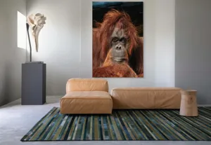 Tablou Canvas, "Portretul unui gânditor blajin", 100 x 150 cm – poza 7