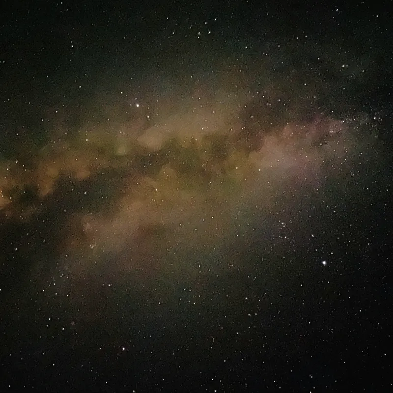 Tablou Canvas, "Calea Lactee luminată de stele", Stele, Caleidoscop, Univers, Infinit, Mister, Galaxie, Nebuloasă, Spațiu, Cosmos, Lumină, Fascinație, Profunzime., 50 x 50 cm – poza 2