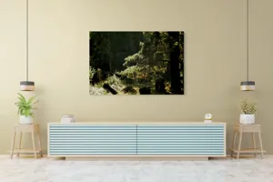 Tablou Canvas, "Ecou de lumină în pădurea tainică", 150 x 100 cm – poza 6
