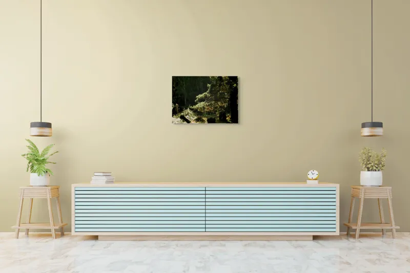 Tablou Canvas, "Ecou de lumină în pădurea tainică", 70 x 50 cm – poza 7