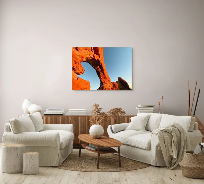 Tablou Canvas Arcă Piatră Cer Apus Deșert Natură Impresionantă, 100 x 70 cm – poza 3