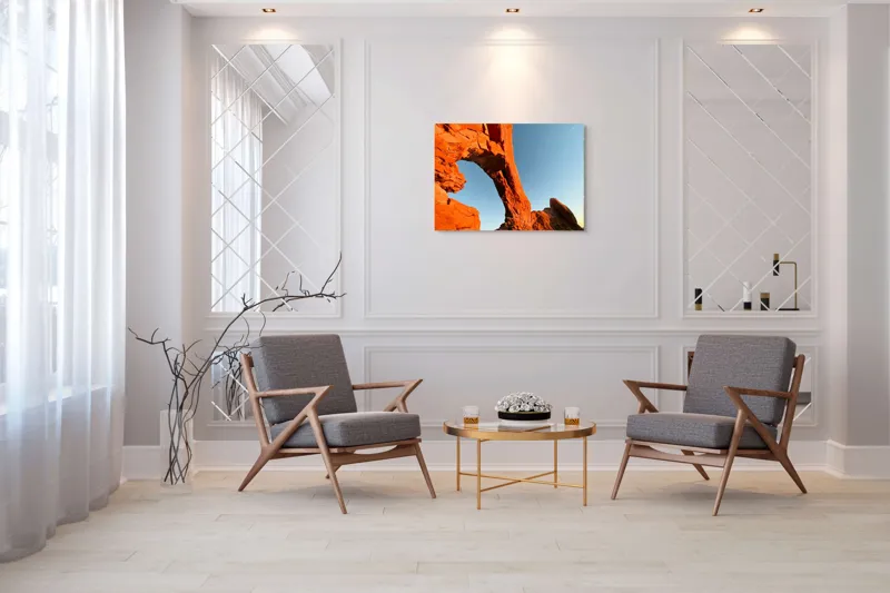 Tablou Canvas Arcă Piatră Cer Apus Deșert Natură Impresionantă, 100 x 70 cm – poza 5
