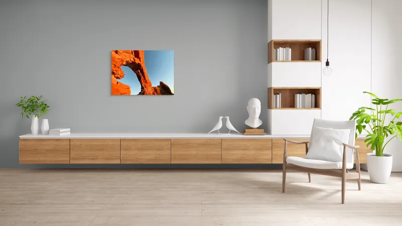 Tablou Canvas Arcă Piatră Cer Apus Deșert Natură Impresionantă, 100 x 70 cm – poza 6