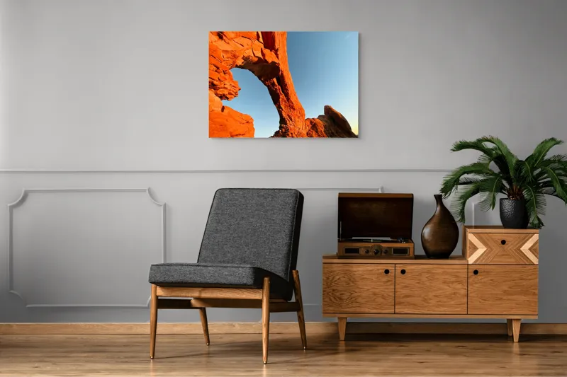 Tablou Canvas Arcă Piatră Cer Apus Deșert Natură Impresionantă, 100 x 70 cm – poza 8
