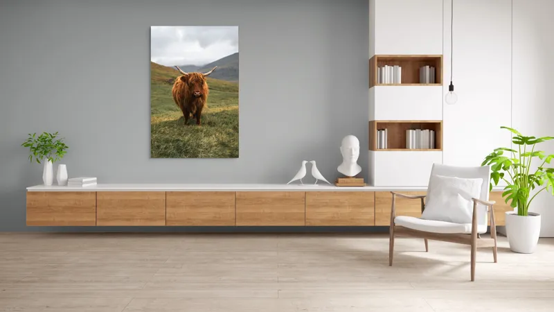 Tablou Canvas, "Bivol sportiv pe câmp însorit", 100 x 150 cm – poza 8
