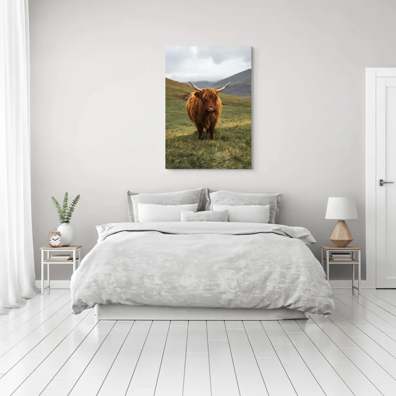Tablou Canvas, "Bivol sportiv pe câmp însorit", 70 x 100 cm – poza 3