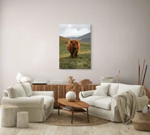 Tablou Canvas, "Bivol sportiv pe câmp însorit", 70 x 100 cm – poza 4