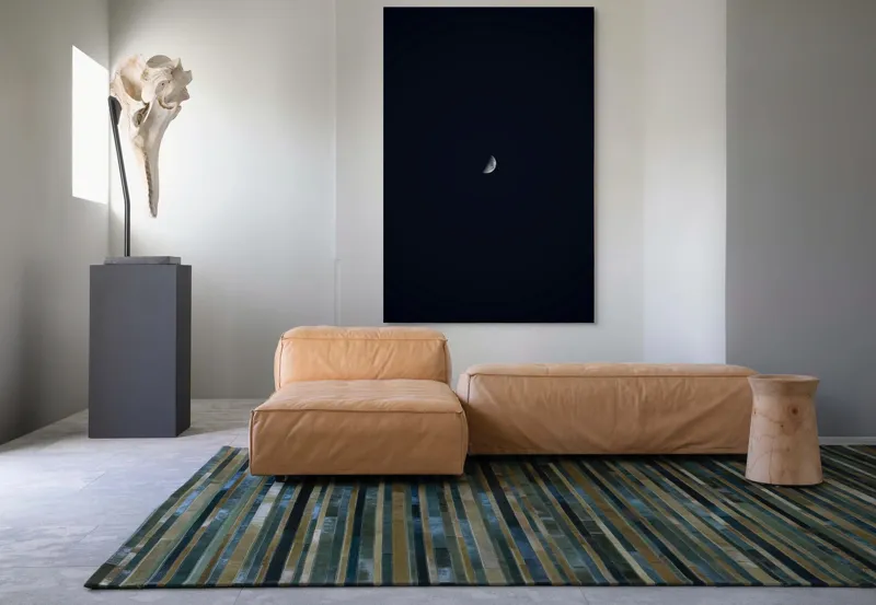 Tablou Canvas, "Luna în misterul nopții adânci", Mister, Noapte, Lună, Tăcere, Infinit, Lumină, Cer, Pace, 100 x 150 cm – poza 7