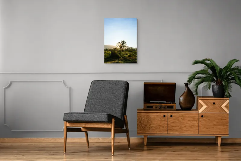 Tablou Canvas, "Răsărit în paradisul tropical", 50 x 70 cm – poza 8