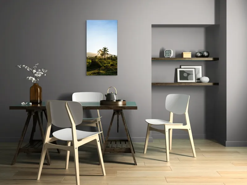 Tablou Canvas, "Răsărit în paradisul tropical", 50 x 90 cm – poza 4