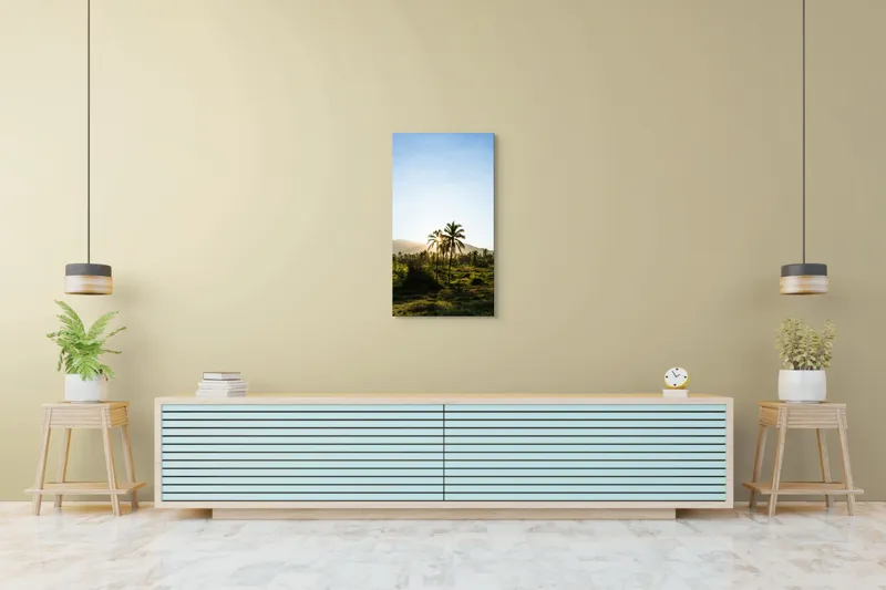 Tablou Canvas, "Răsărit în paradisul tropical", 50 x 90 cm – poza 6