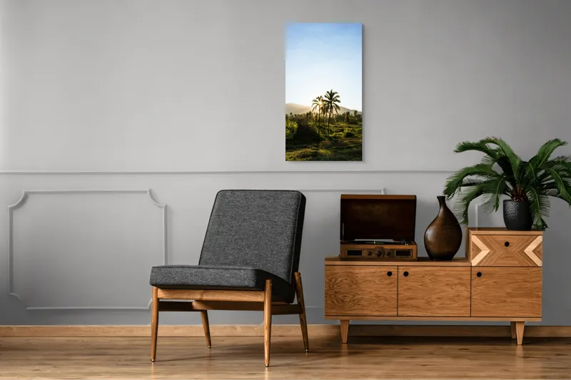 Tablou Canvas, "Răsărit în paradisul tropical", 50 x 90 cm – poza 8