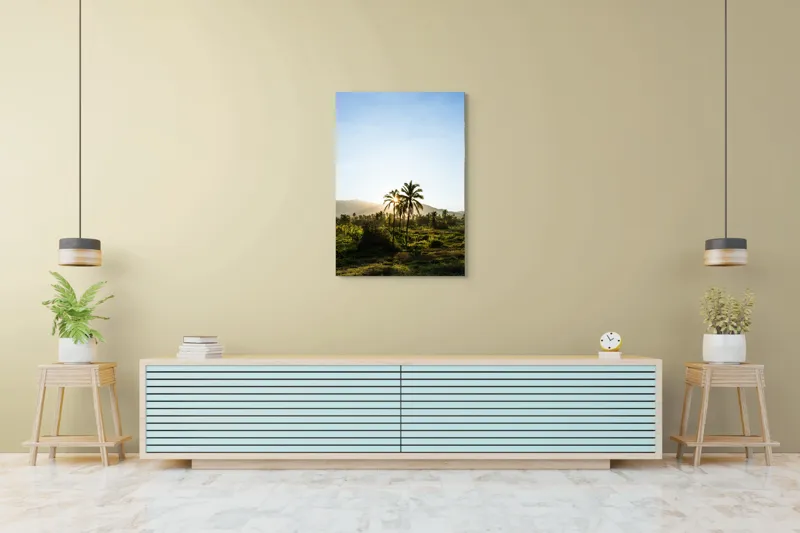 Tablou Canvas, "Răsărit în paradisul tropical", 70 x 100 cm – poza 5