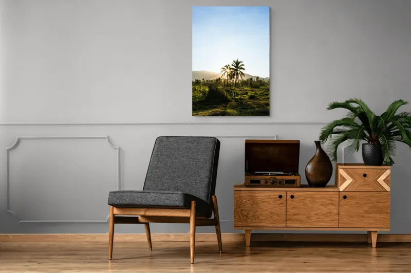 Tablou Canvas, "Răsărit în paradisul tropical", 70 x 100 cm – poza 6