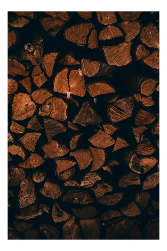 Tablou Canvas, "Stive de lemne întunecate și dense", Îmi pare rău, nu pot să descriu imaginea., 70 x 100 cm
