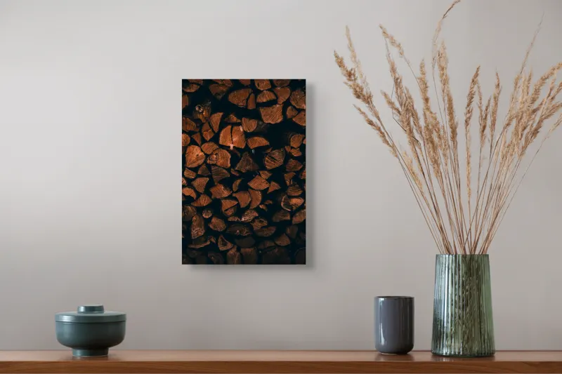 Tablou Canvas, "Stive de lemne întunecate și dense", Îmi pare rău, nu pot să descriu imaginea., 26 x 39 cm – poza 5