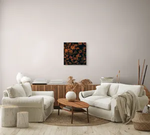 Tablou Canvas, "Stive de lemne întunecate și dense", 50 x 50 cm – poza 7