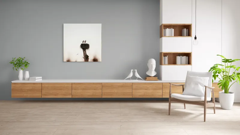 Tablou Canvas, "Întâlnire pe cuibul înalt", Cer, Cuib, Barză, Pasăre, Zbor, Natură, Liniște, Lemn, Apus, Pene, 100 x 100 cm – poza 8