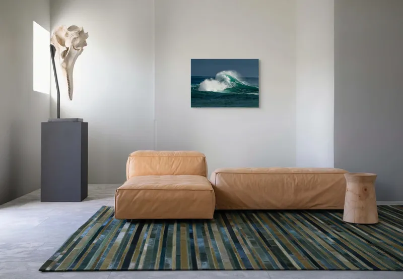 Tablou Canvas, "Furtună deasupra apelor smaraldine", Ape, Valuri, Energie, Spumă, Ocean, Mișcare, Natură, Forță, 70 x 50 cm – poza 8