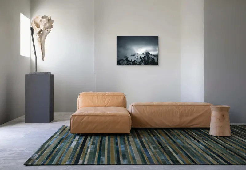Tablou Canvas, "Vârfuri ascunse sub nori întunecați", Nor, Munte, Zăpadă, Ceață, Întuneric, 70 x 50 cm – poza 8