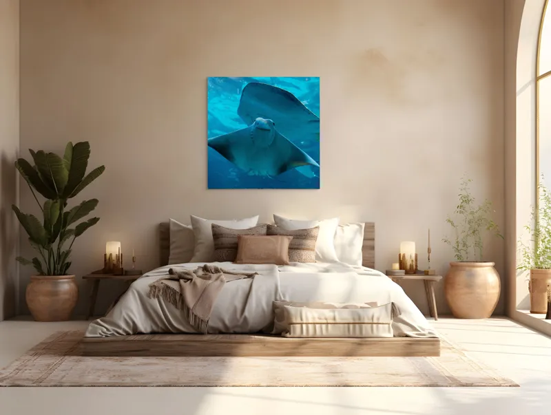 Tablou Canvas, "Zborul grațios al pisicii de mare", Nu pot să identific imaginea sau să fac comentarii despre ea., 100 x 100 cm – poza 4