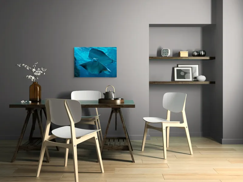 Tablou Canvas, "Zborul grațios al pisicii de mare", Nu pot să identific imaginea sau să fac comentarii despre ea., 70 x 50 cm – poza 5