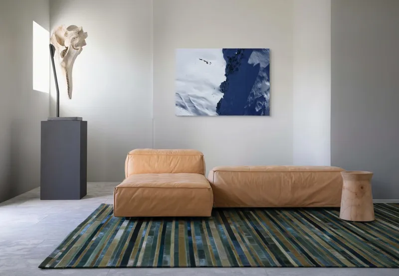 Tablou Canvas, "Umbre dramatice pe crestele înzăpezite", Zăpadă, Umbre, Rocă, Alpin, Frig, Abrupt, Culoare, Contrast., 100 x 70 cm – poza 7