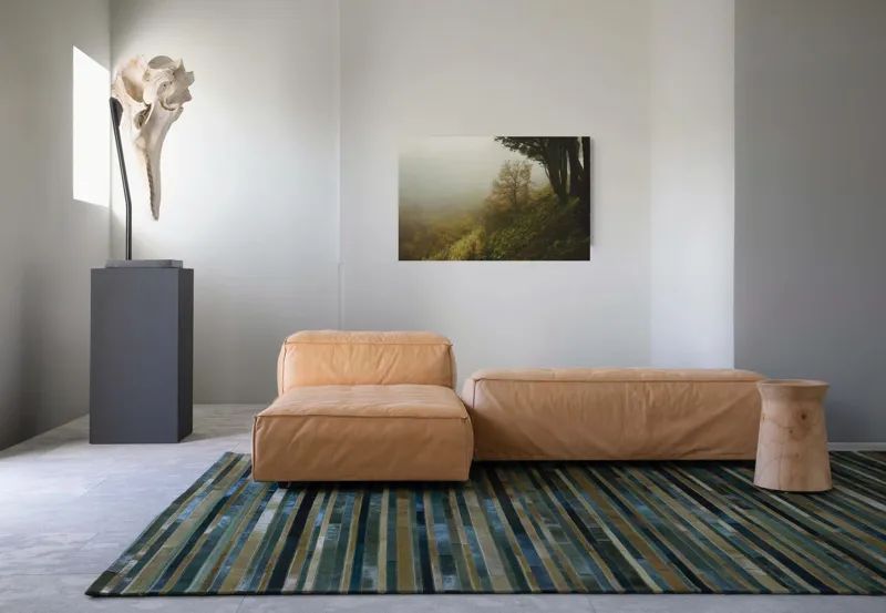 Tablou Canvas, "Misterul pădurii în ceață misterioasă", Ceață, Copaci, Deal, Vegetație, Liniște, Mister, Natură, Frunziș, Umbre, Peisaj, 90 x 50 cm – poza 8